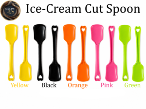 ice cream cut spoon