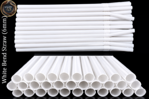 bend straw (white)