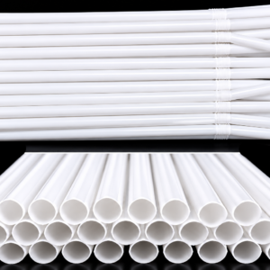 bend straw (white)