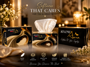 snow aura tissue box (pop up)