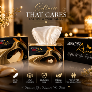 snow aura tissue box (pop up)