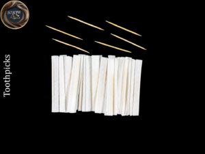 toothpicks wrapped