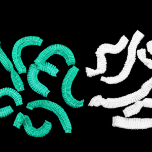surgical caps (green & white)