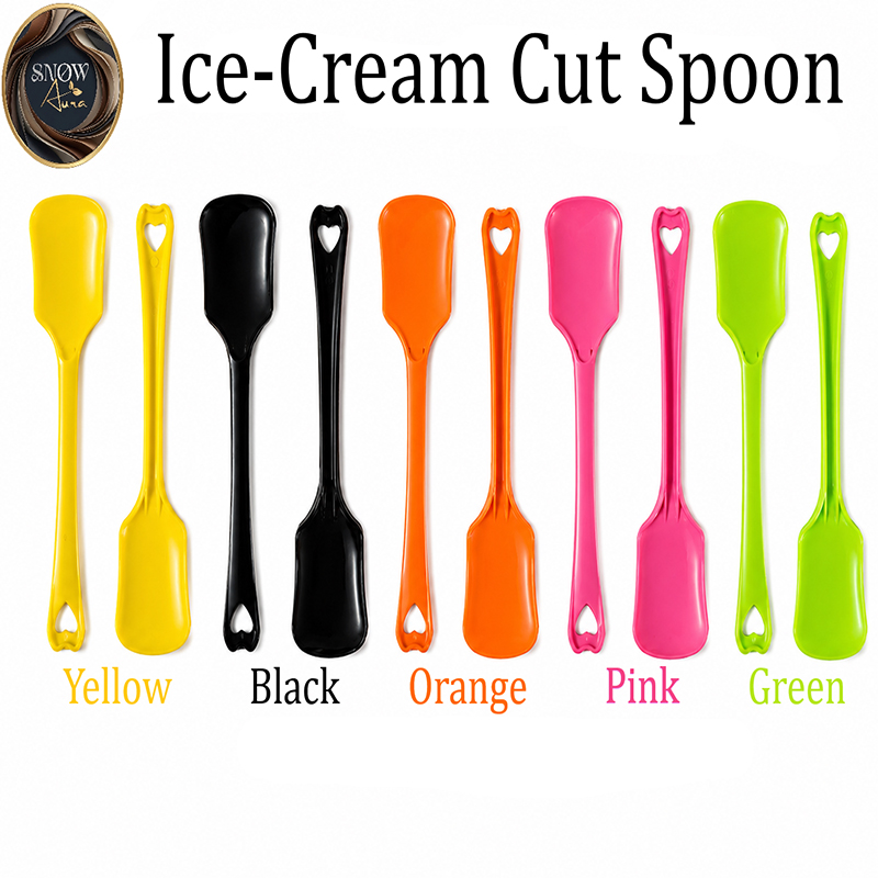 ice cream cut spoon